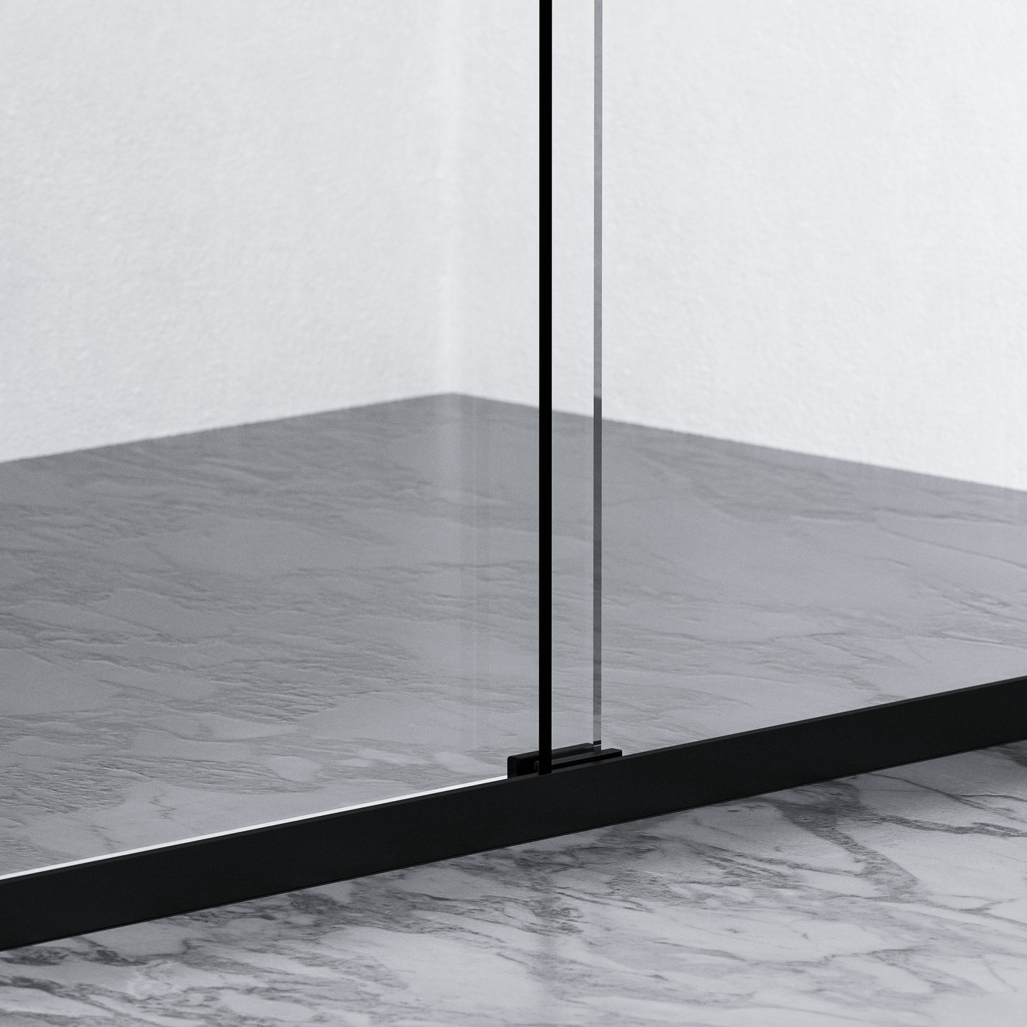 Semi-frameless Bypass Sliding Shower Doors