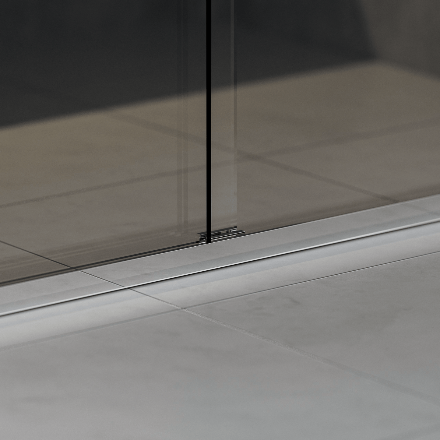 Semi-frameless Bypass Sliding Shower Doors