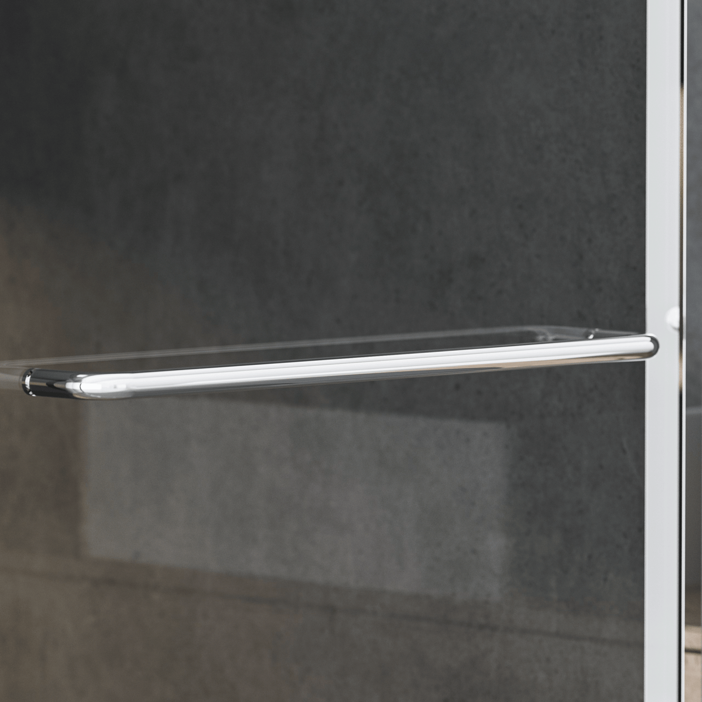 Semi-frameless Bypass Sliding Shower Doors