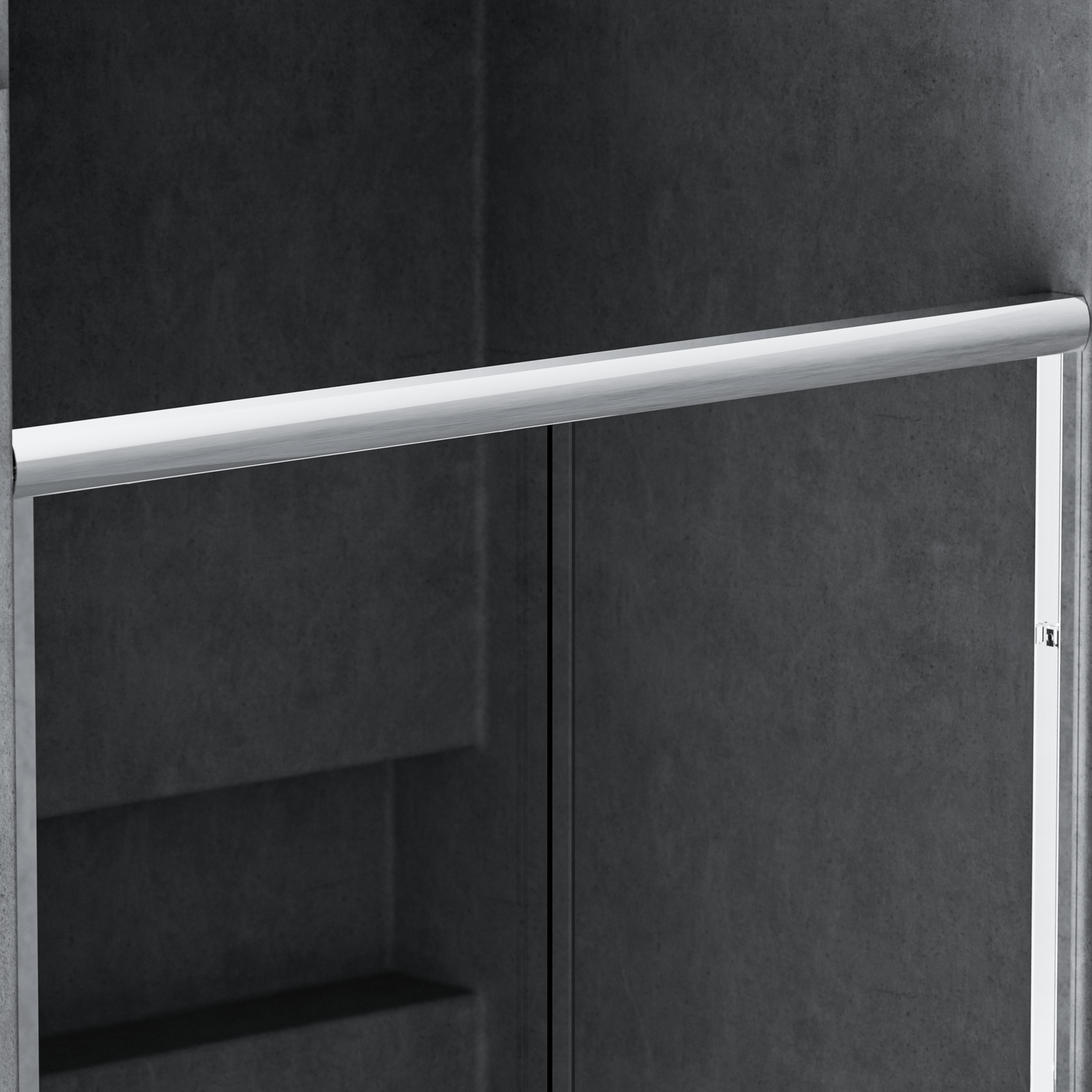 Semi-frameless Bypass Sliding Shower Doors