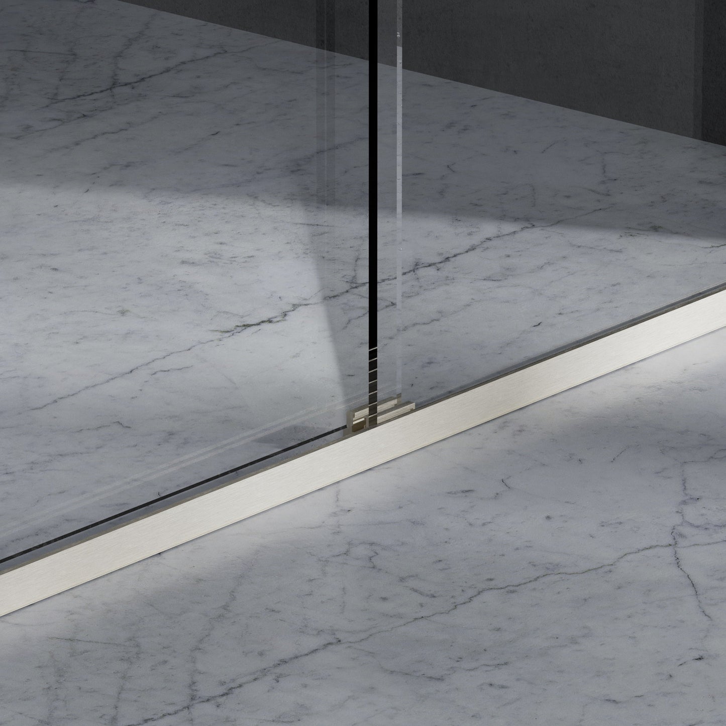 Semi-frameless Bypass Sliding Shower Doors