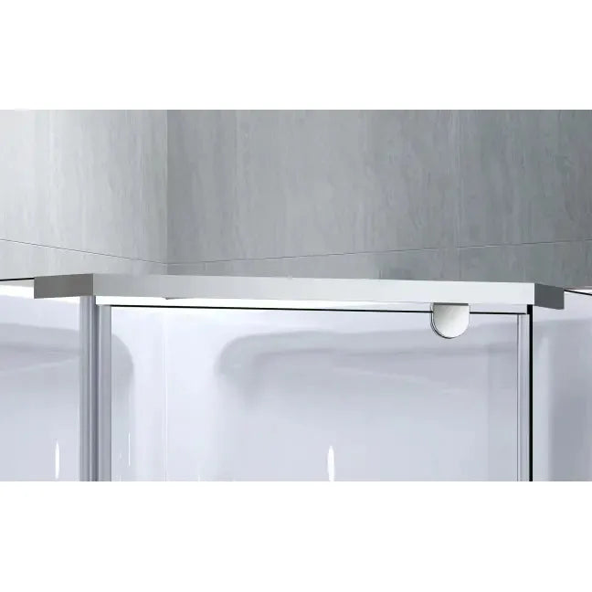 Semi-frameless Neo-angle Pivot Shower Enclosures