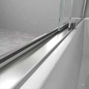 Semi-frameless Bypass Sliding Shower Doors