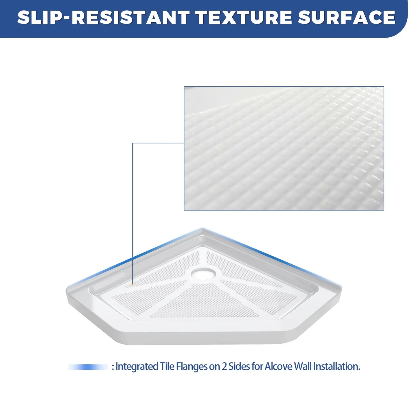 Neo-Angle Acrylic Shower Bases