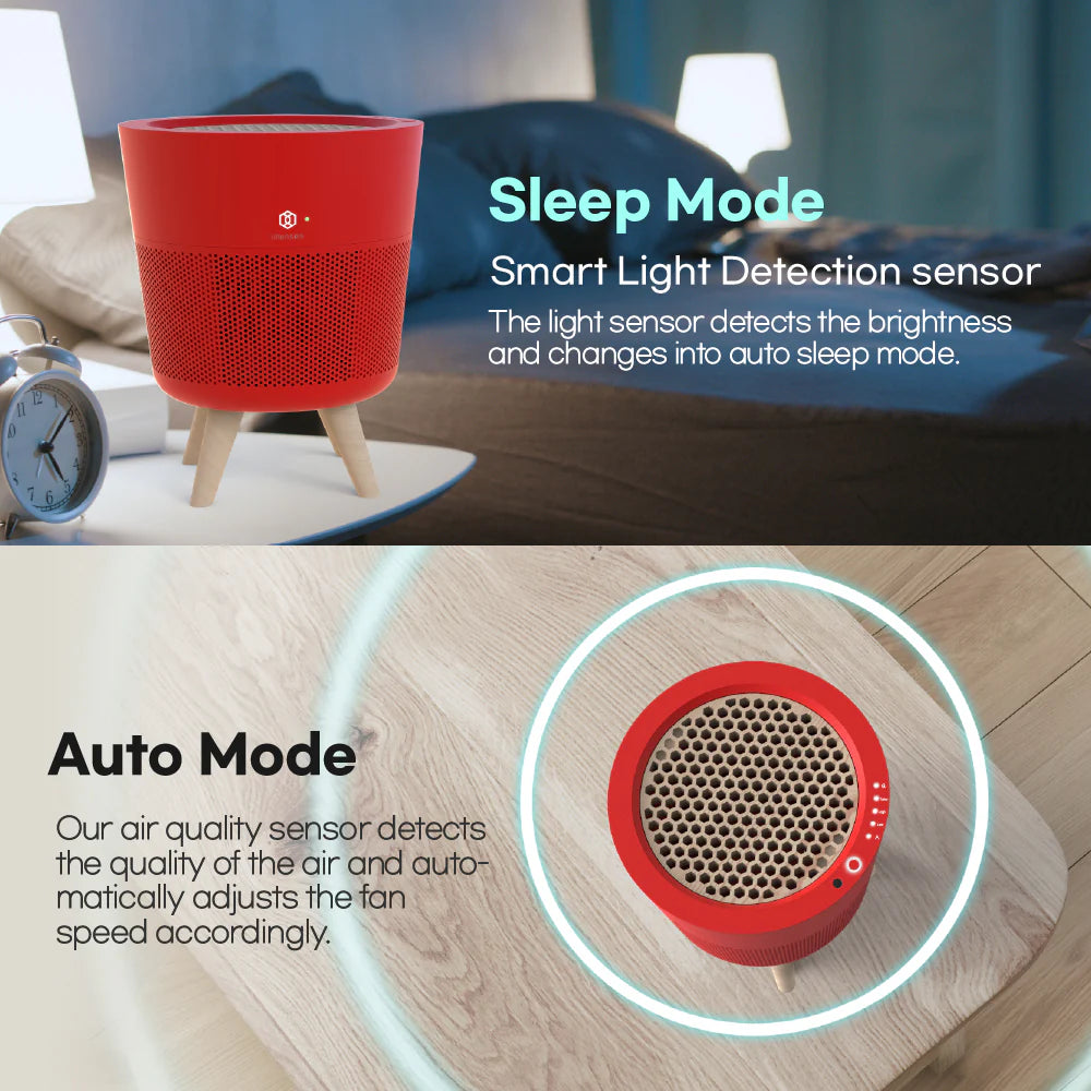 Air Purifier With Cypress Wood Red (Small)