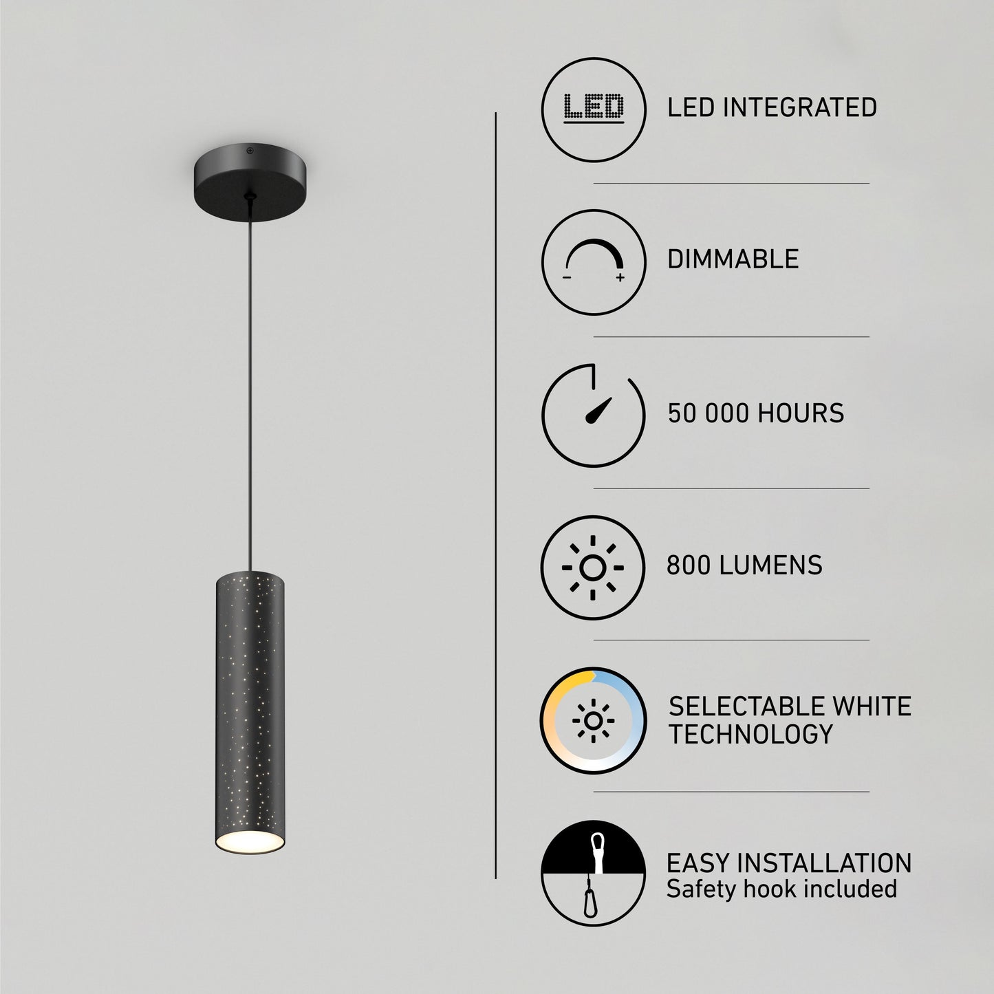 Cosmic modern LED pendant light 3 CCT