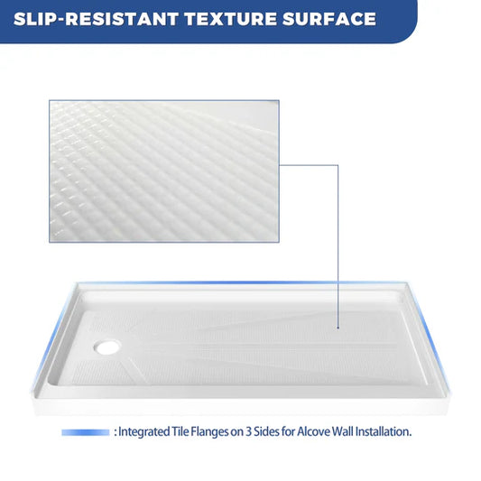 Rectangular Acrylic Shower Bases