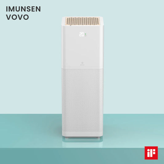 Air Purifier With Cypress Wood (White)