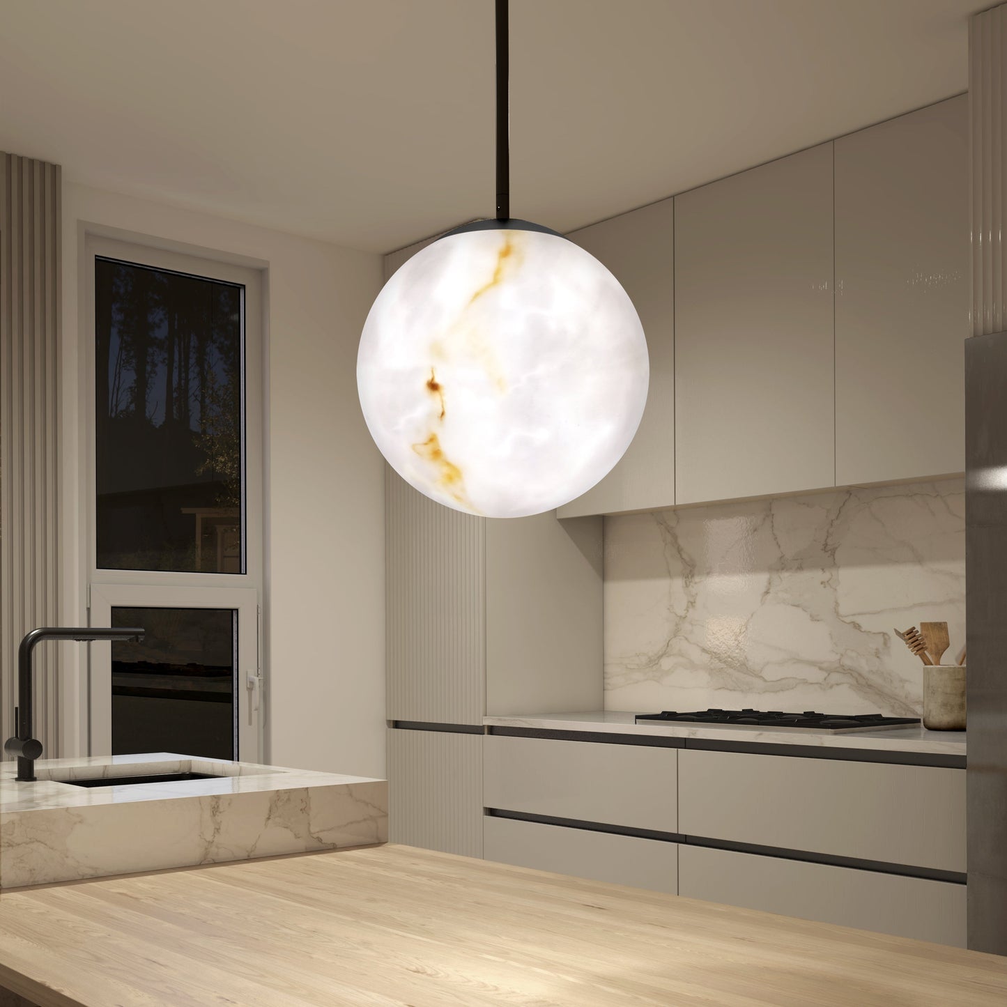 Selena LED contemporary pendant light 3 CCT