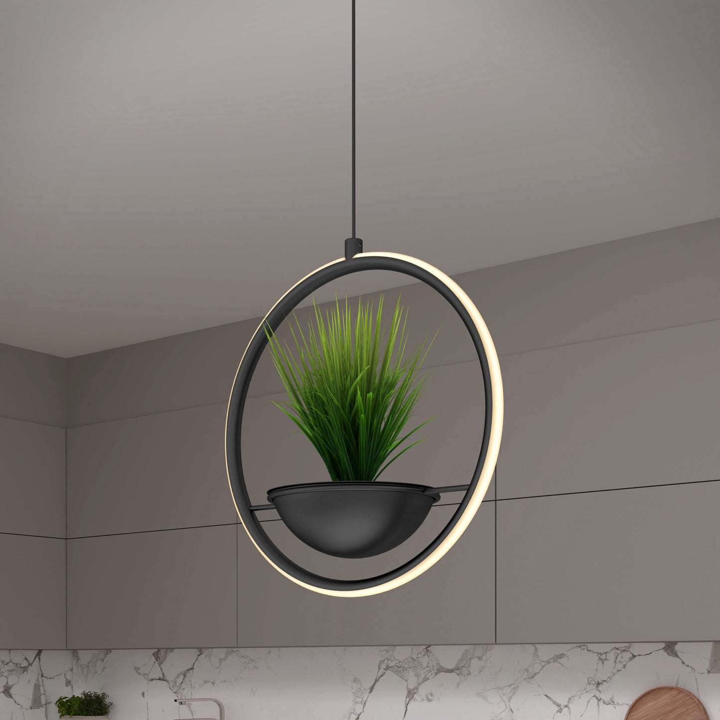 Colin LED modern planter pendant light 5 CCT