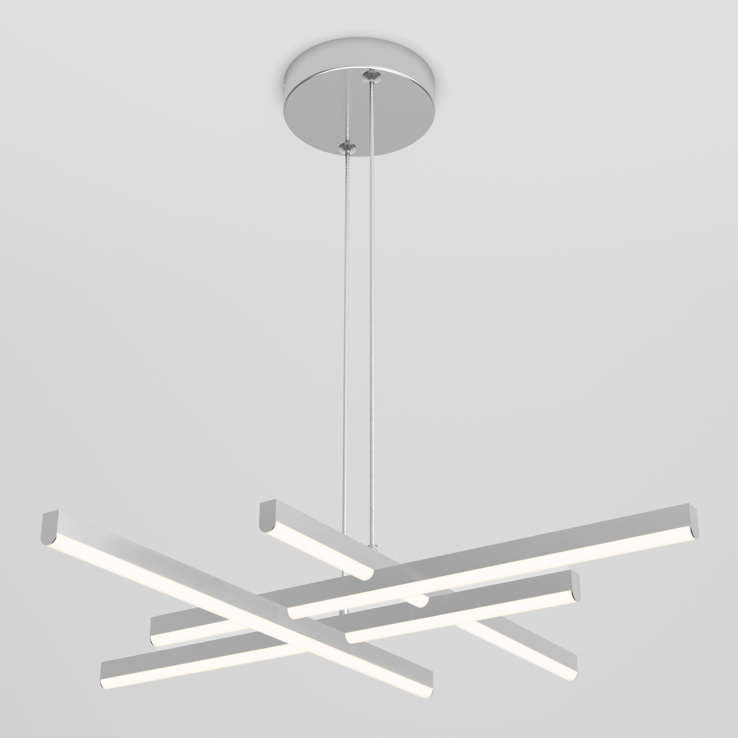 Grid modern LED pendant light 5 CCT
