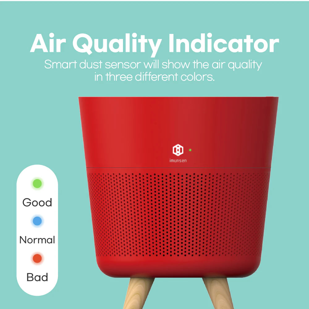 Air Purifier With Cypress Wood Red (Small)