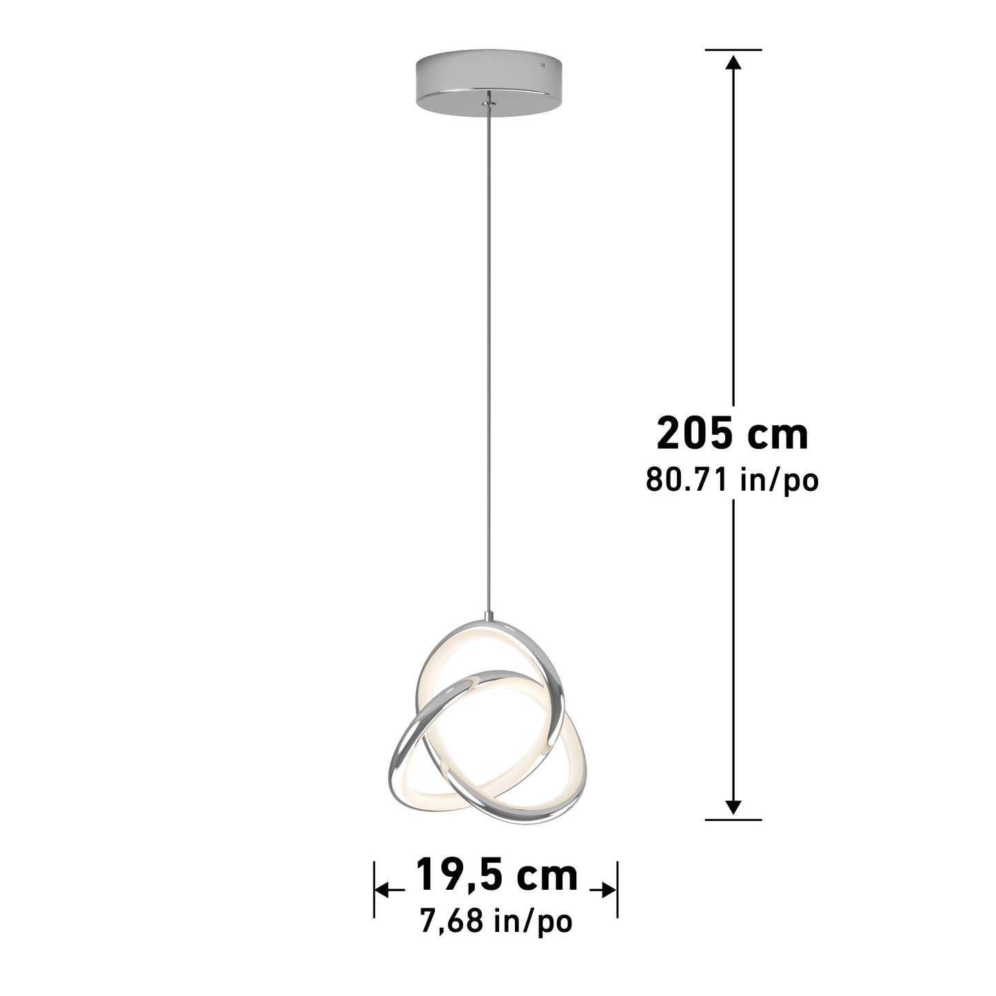 Zephyr LED pendant