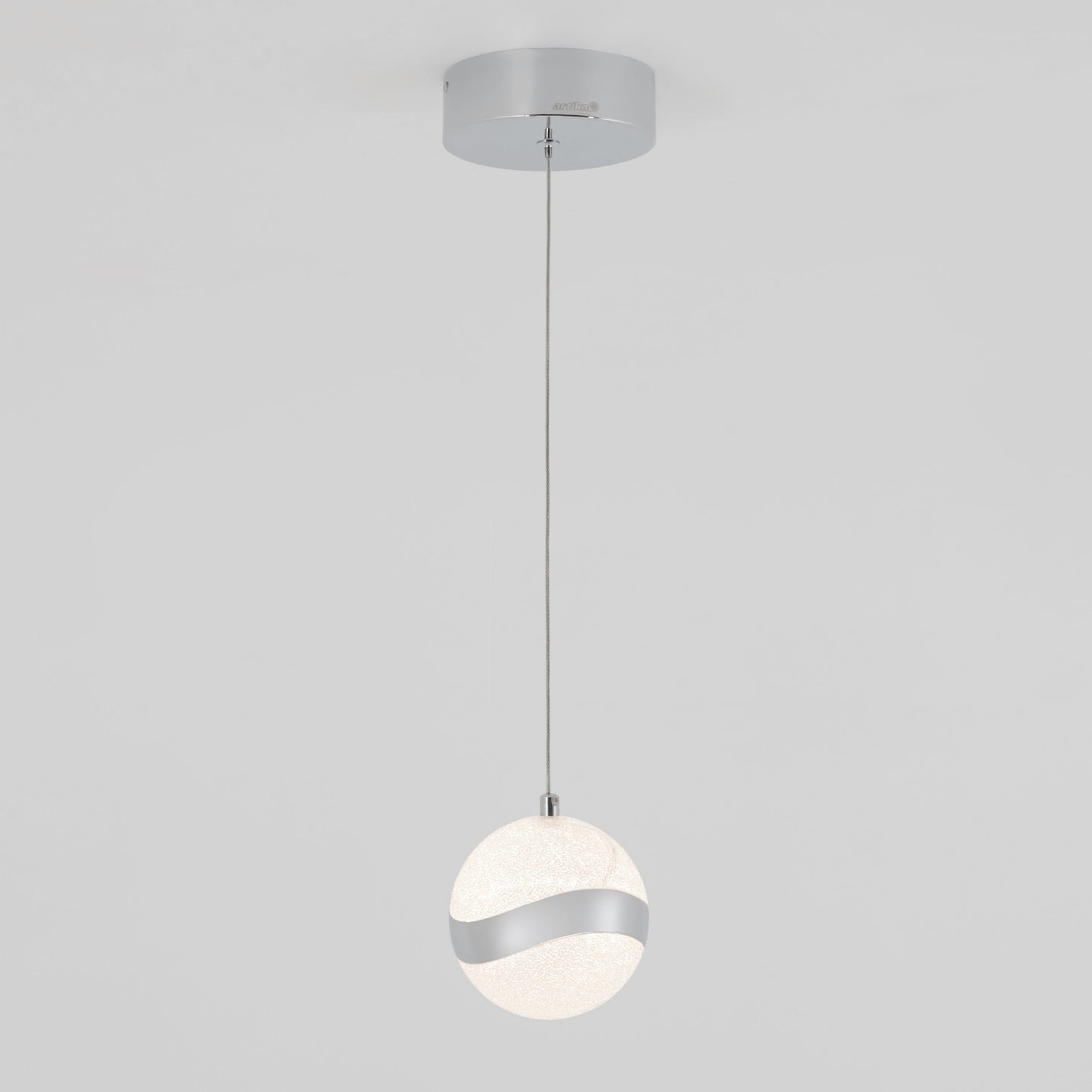 Wavey LED pendant light