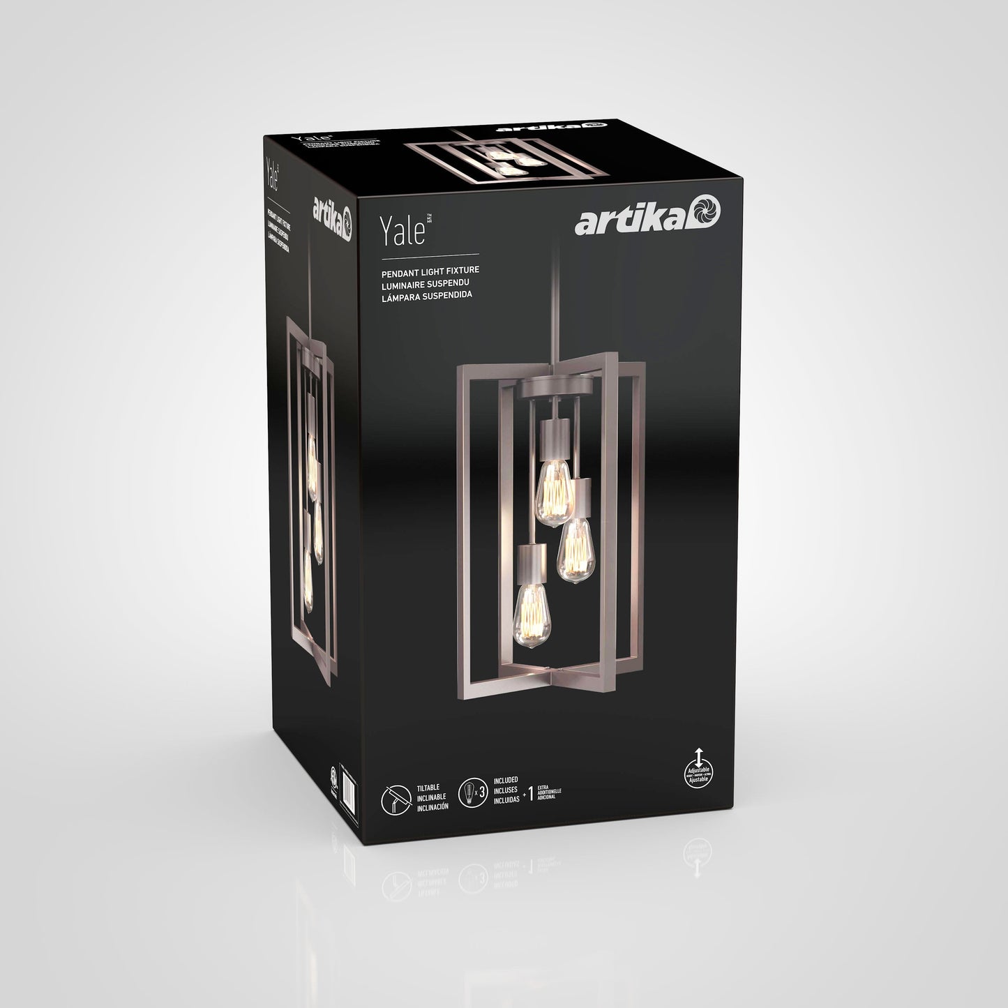 Yale 3-light Chandelier