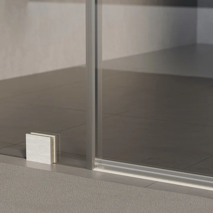 EV Series Frameless Hinged Swinging Shower Doors (Larger Size)