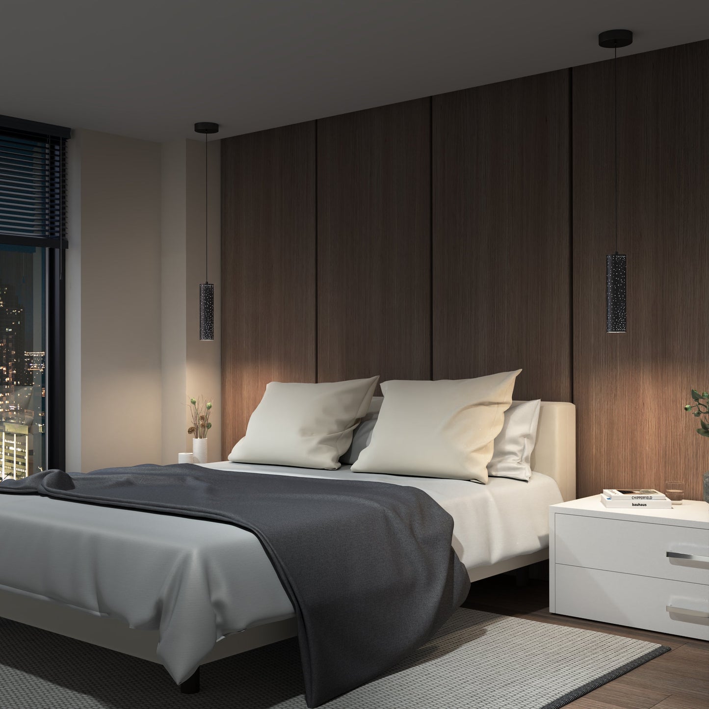 Cosmic modern LED pendant light 3 CCT