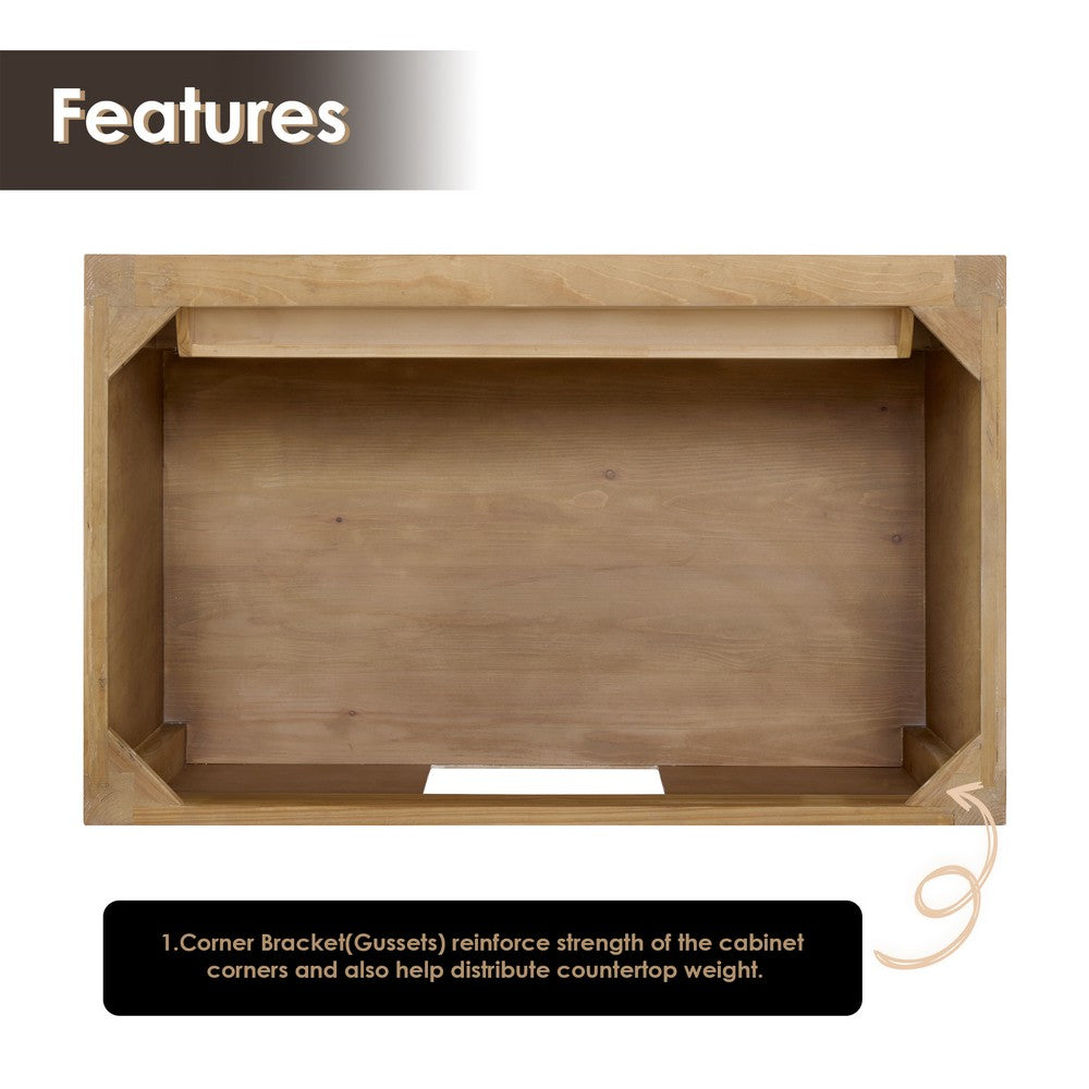 560036-WF-CWQ-NM Solana 36 Inch Single Sink Bathroom Vanity