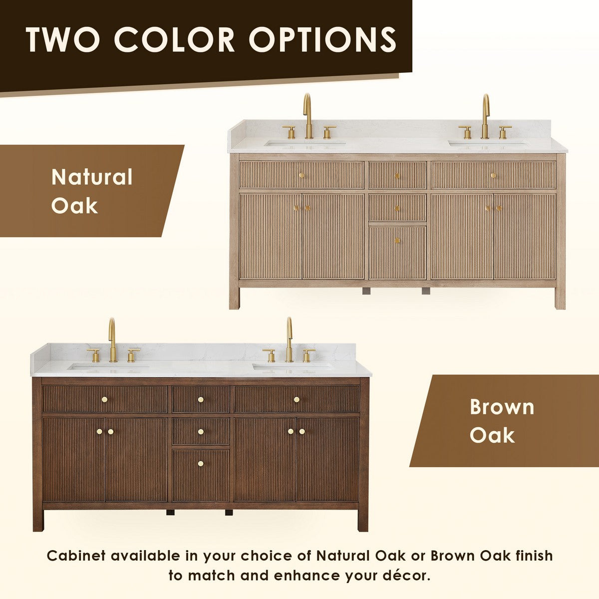 567072-BK-GW-NM Cerrito 72 Inch Freestanding Double Sink Bathroom Vanity