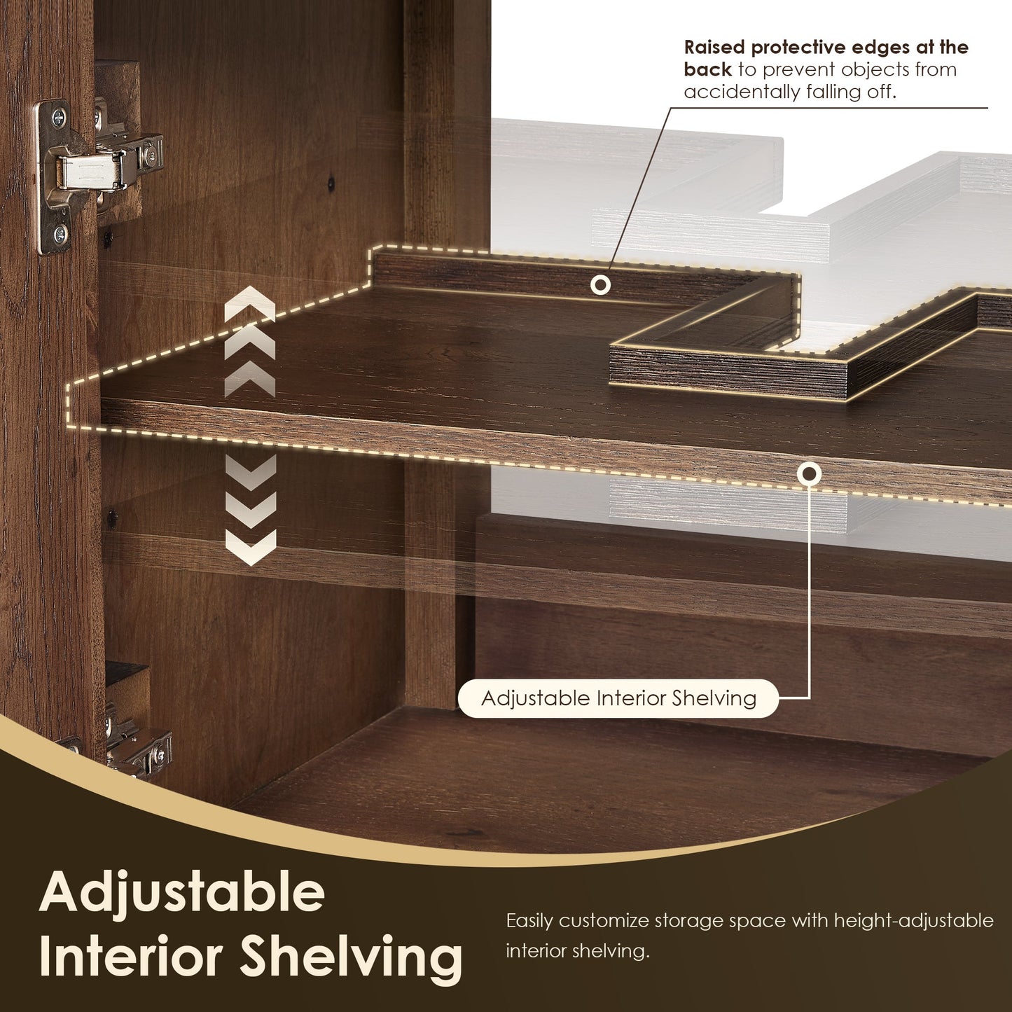 Cerrito 24" Single Bathroom Vanity with White Ceramic Integrated Sink