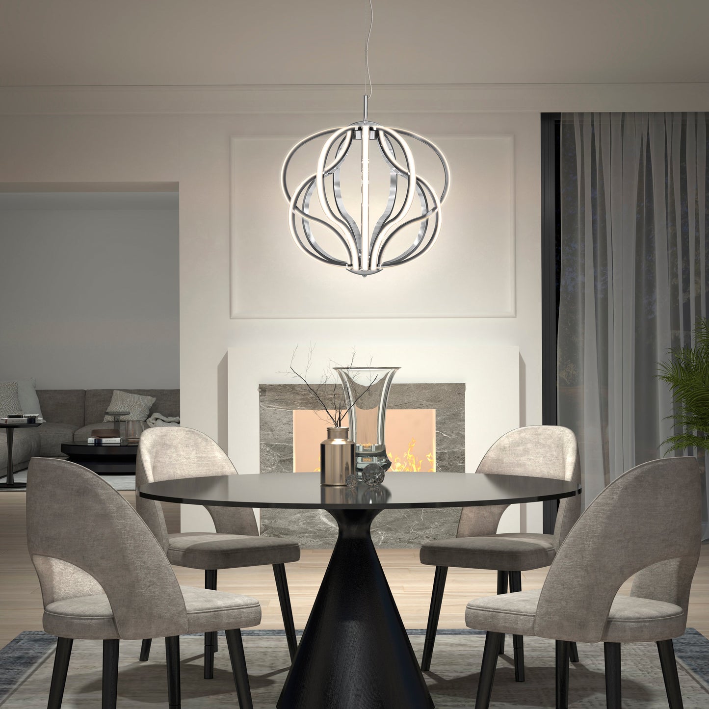 Meridian LED pendant light