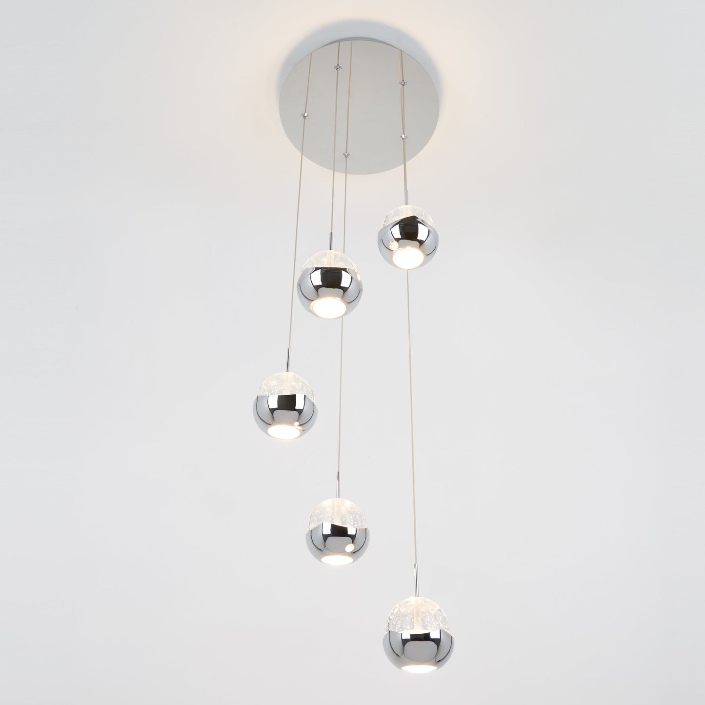 Oracle modern 5-light LED pendant