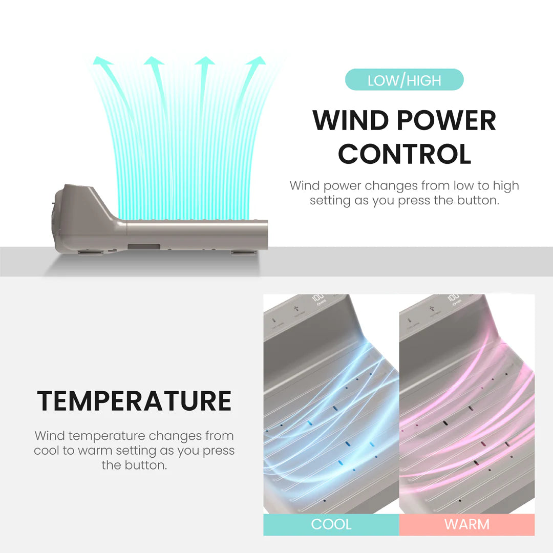 Foot & Body Dryer - Gray