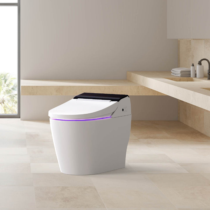 Smart Bidet Toilet with Auto Flushing TCB-8100B - White