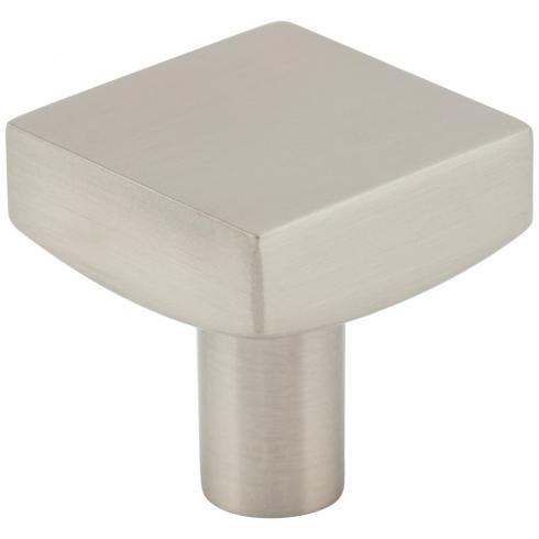 1-1/8" Overall Length Square Dominique Cabinet Knob