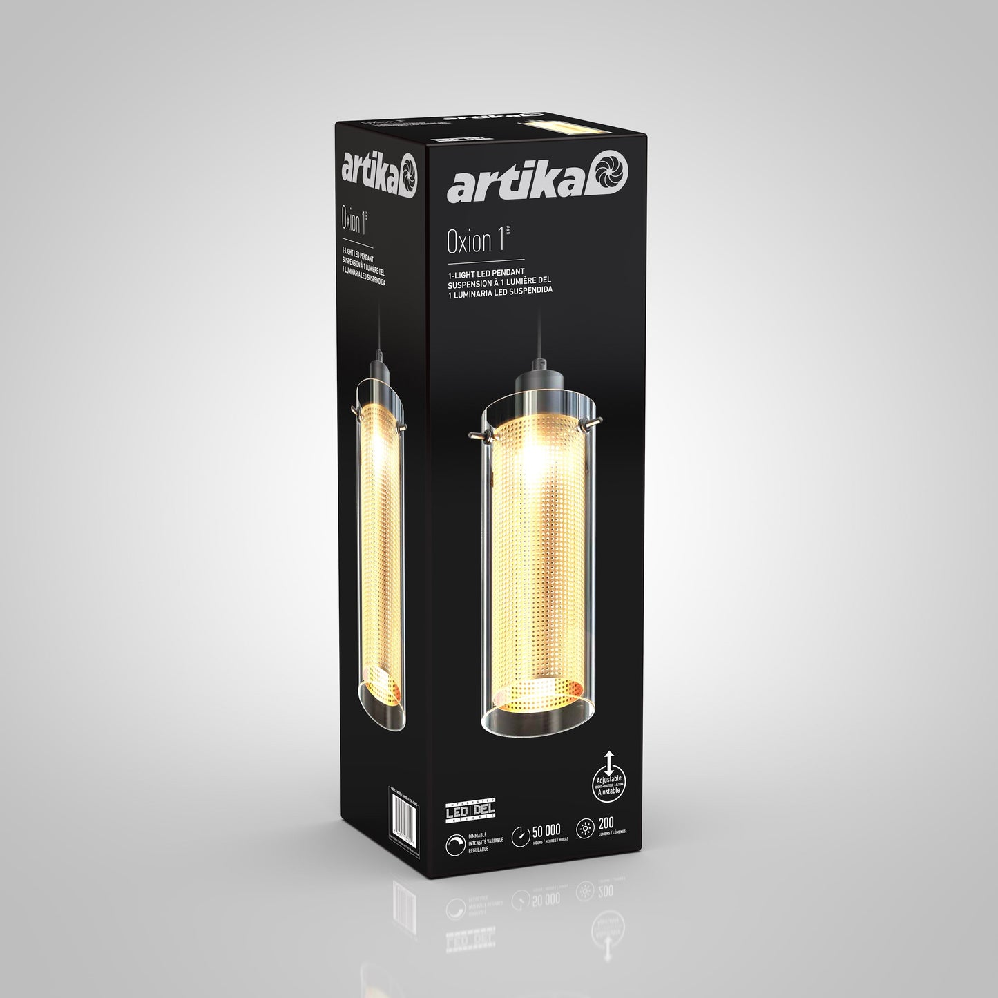 Oxion 1-light LED pendant