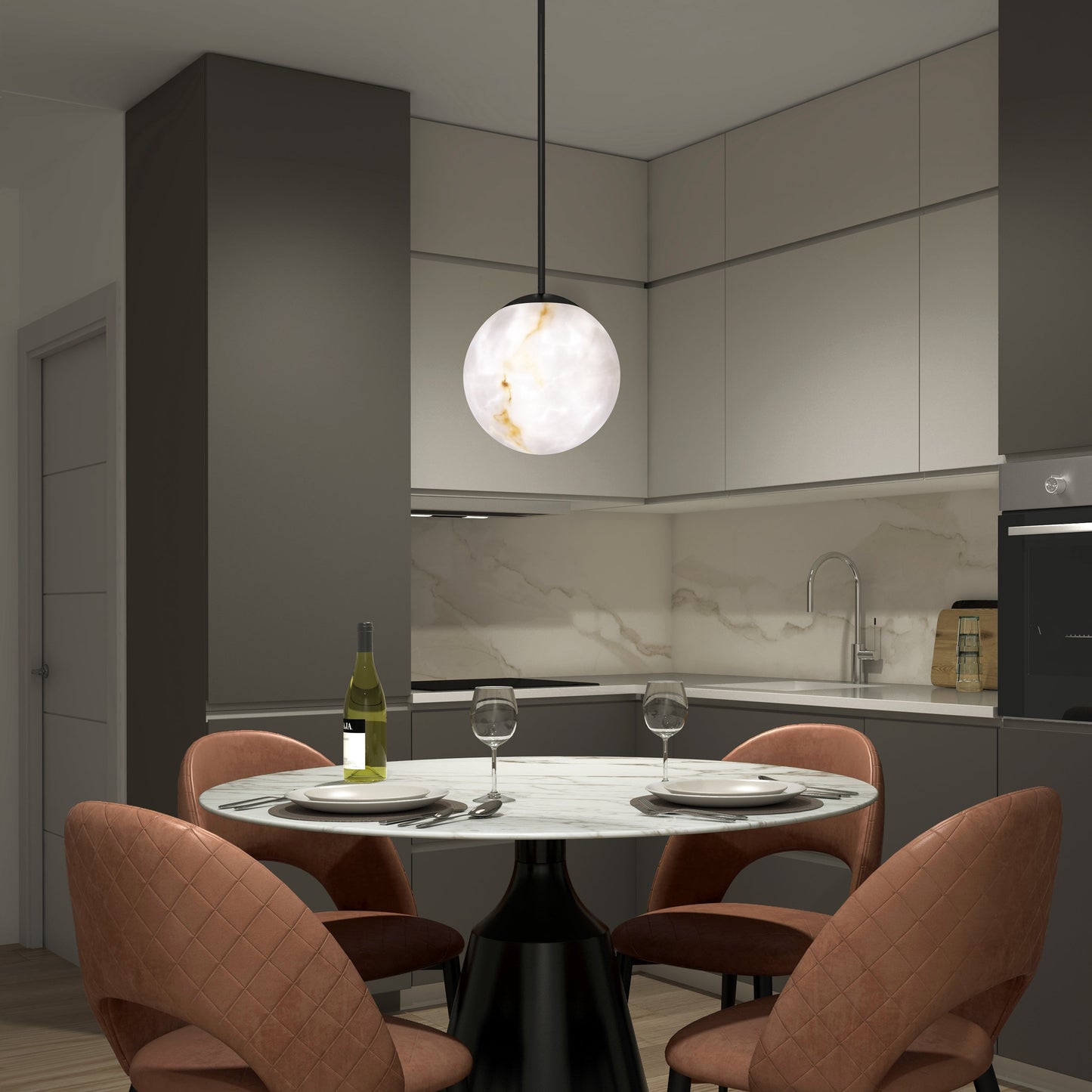 Selena LED contemporary pendant light 3 CCT