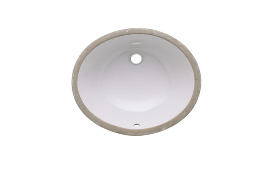 AS204 19″ x 15.75″ x 7.25″ Undermount Lavatory Porcelain Sink
