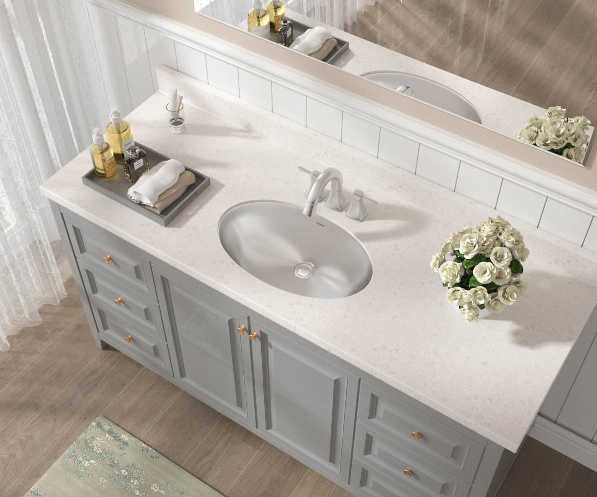 AS208 23″ x 15″ x 6″ 18G Single Bowl Undermount Deluxe Stainless Steel Bathroom Sink