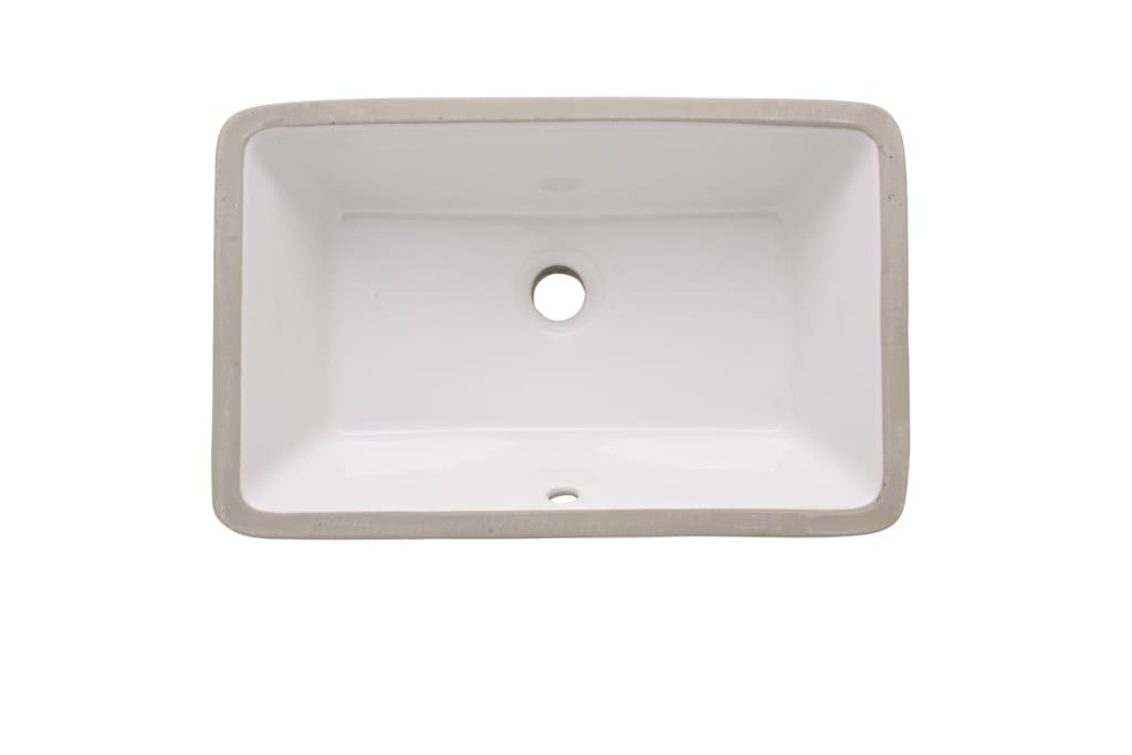 AS223 21″ x 13.5″ x 7″ Undermount Lavatory Porcelain Sink