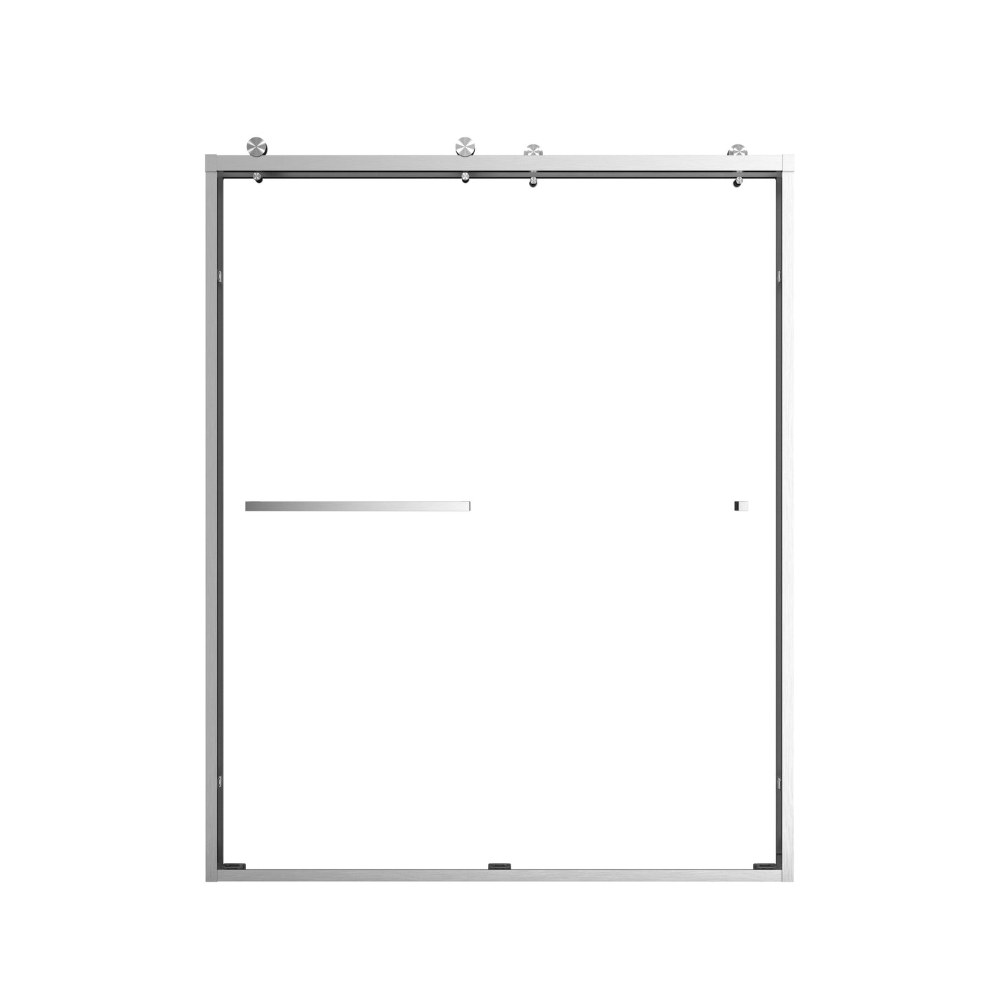 CS Series Semi Frameless Bypass Sliding Shower Doors