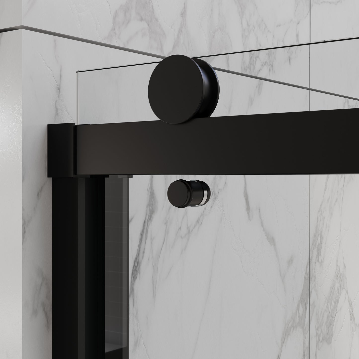 CS Series Semi Frameless Bypass Sliding Shower Doors