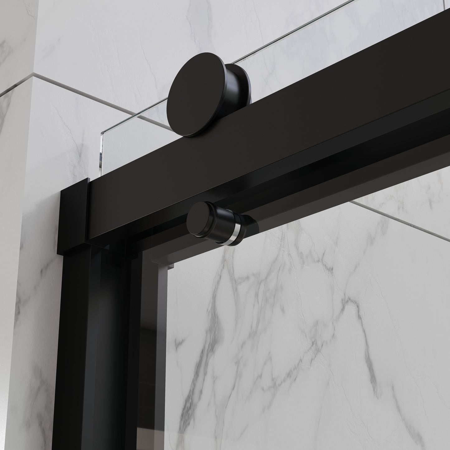 CS Series Semi Frameless Bypass Sliding Shower Doors