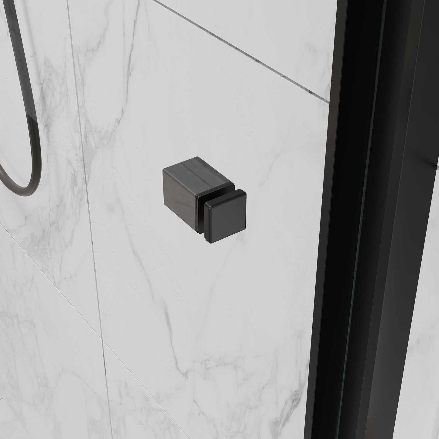 CS Series Semi Frameless Bypass Sliding Shower Doors