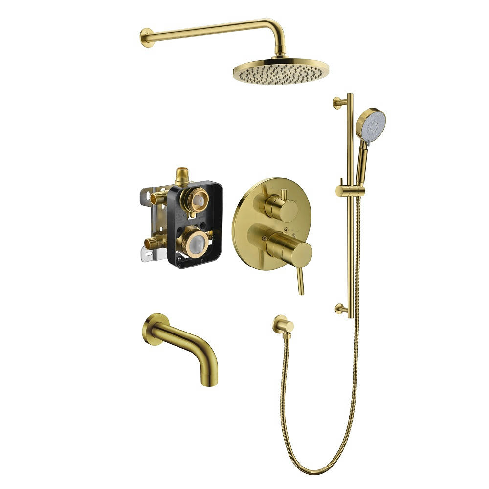 Joshua Tree Shower Set Matte Gold
