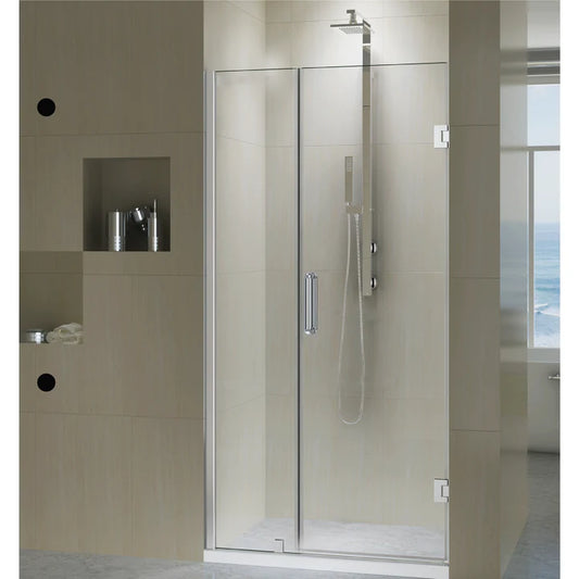 EV Series Frameless Hinged Swinging Shower Doors (Larger Size)