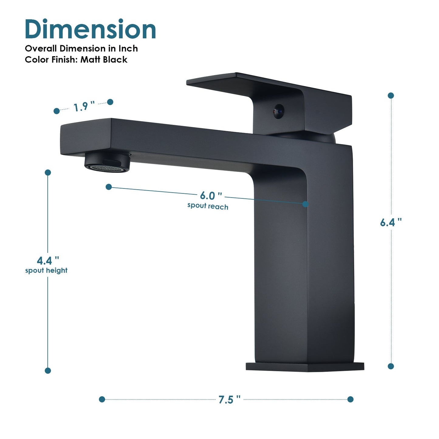 Aalst Single Hole Single Handle Bathroom Faucet
