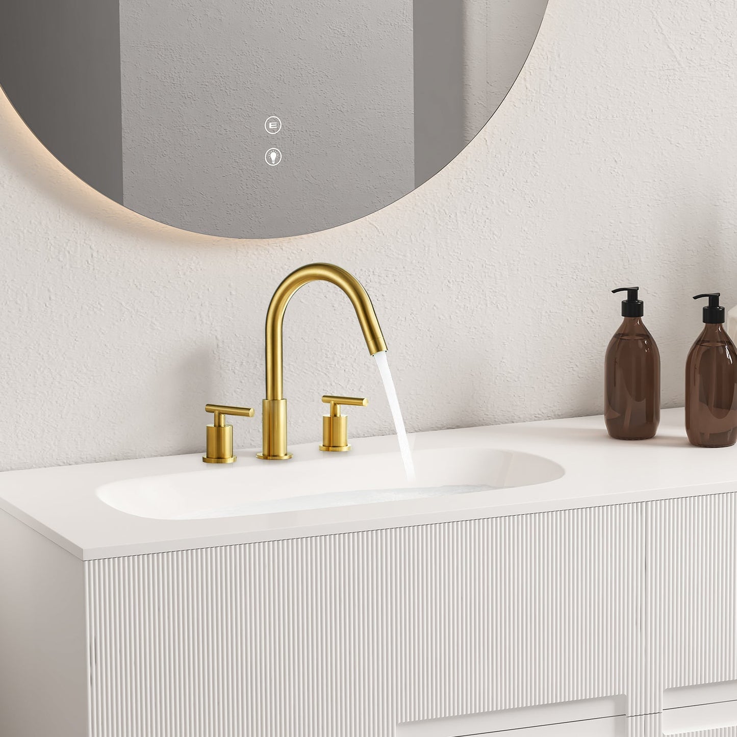 Balen 8. in Widespread 2-Handle Bathroom High-Arc Faucet