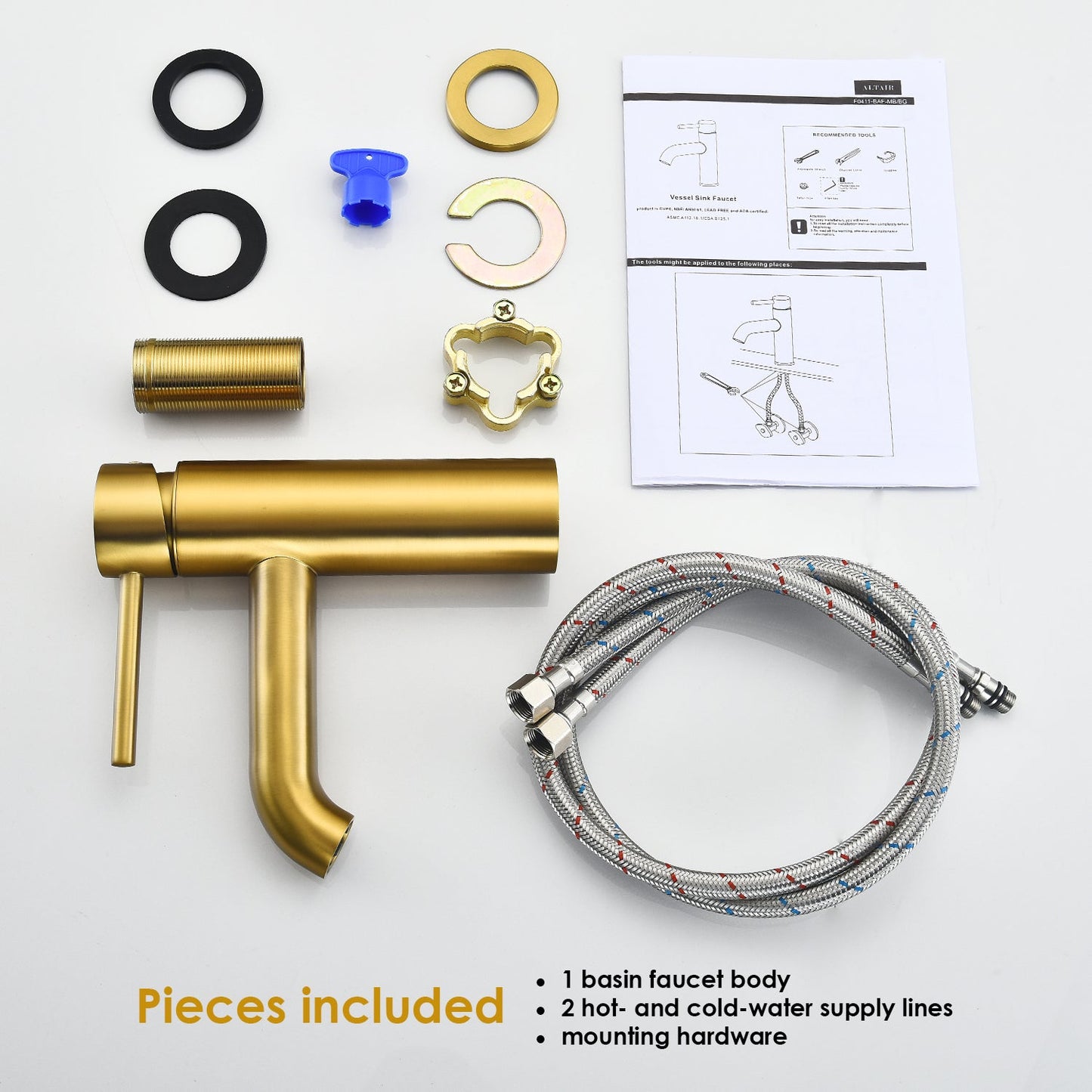 Tubize Single Hole Single-Handle Bathroom Faucet