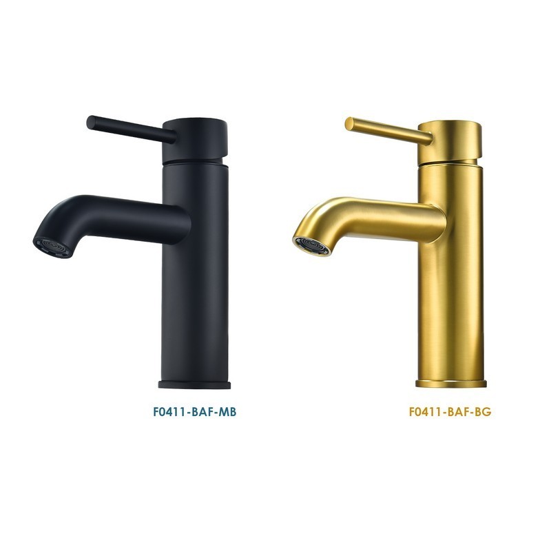 Tubize 7 5/8 Inch Single Handle Bathroom Faucet, Matte Black