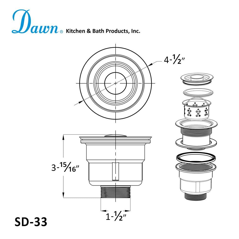 Strainer SD-33 (basket included)