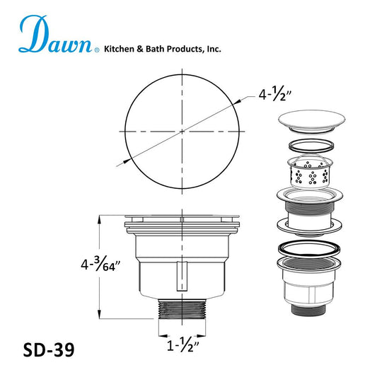 Strainer SD-39 (basket included)