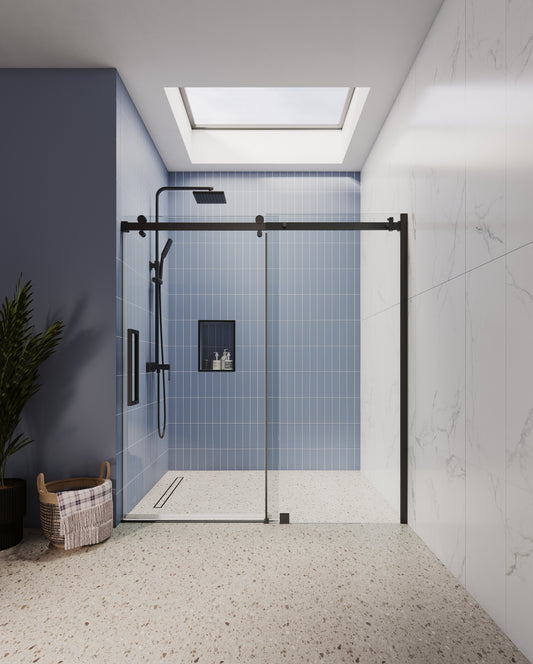 SI Series Frameless Single Sliding Shower Doors
