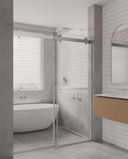 SP Series Premium Frameless Bypass Sliding Shower Doors
