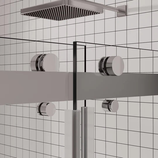 Premium Frameless Bypass Sliding Shower Doors - SP Series