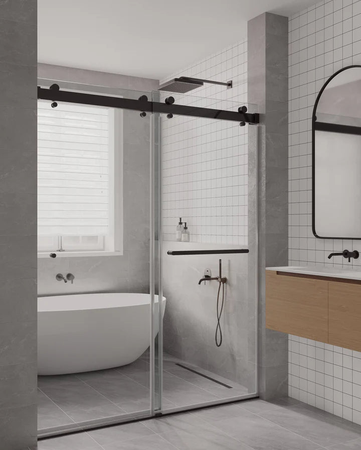 SP Series Premium Frameless Bypass Sliding Shower Doors